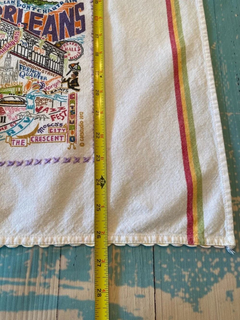 New Orleans Kitchen Towel by Cat Studio